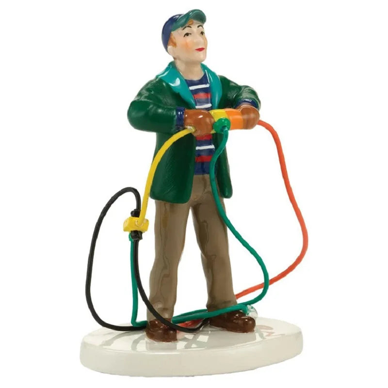 Weihnachtsschmuck Geschenk Alter Mann Auto Haus Harz Kleine Weihnachtsstatue Griswold Villa Home Desktop Figur Gartendekorationen