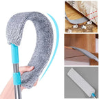 Untior Wischmopp mit Staubwedel – Langer Griff, Polyester, abnehmbar, 3 Ausführungen