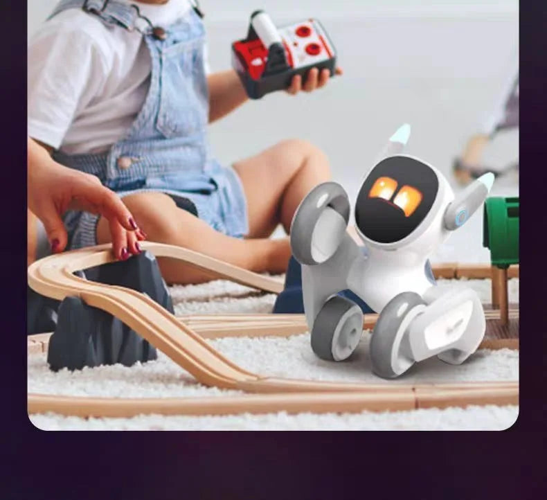Loona Smart Pet Robot Niedlicher AI-Roboter, emotionale Roboter, interaktive Sprachsteuerung, Gestensensoren, Heimüberwachung, mehrsprachige Unterstützung K