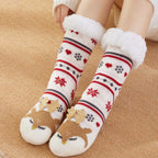 Weihnachten Elch Bodensocken Weihnachten Winter Fleece Schlafteppich Socken Frohe Weihnachten Geschenk Feliz Navidad Frohes Neues Jahr 2026