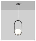 Nordische Glaskugel Pendel leuchten Messing schwarz Hängelampe modernes Wohnzimmer Esszimmer Schlafzimmer Dekor Decken leuchte Haus Lampen für Schlafzimmer Wohnzimmer Korridor Licht Balkon Lichter Decken leuchten