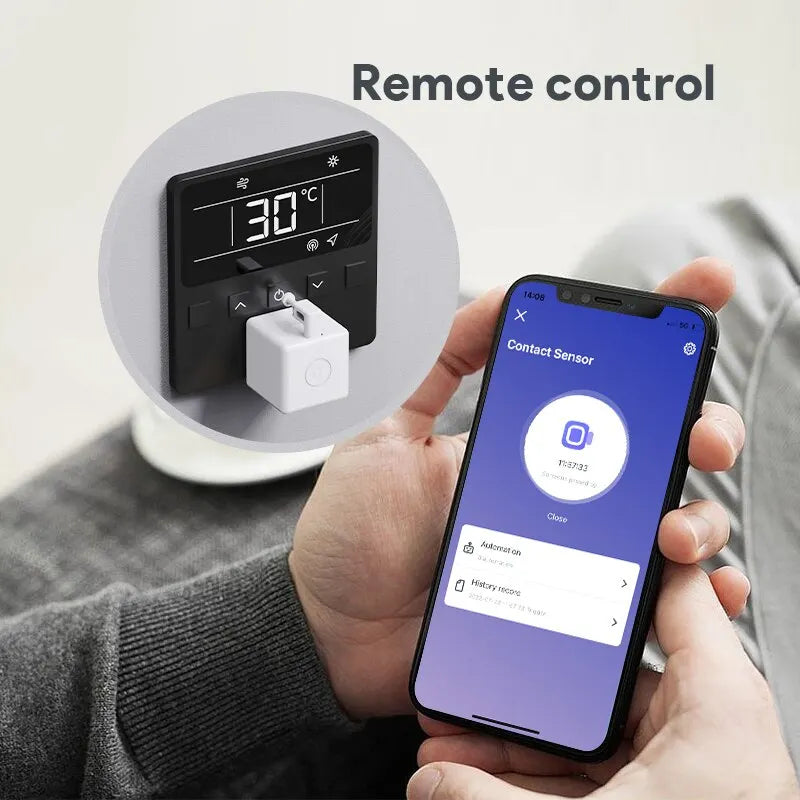 Timethinker Fingerbot Plus – Smart Button Pusher, Tuya Zigbee/Bluetooth, Alexa & Google Home