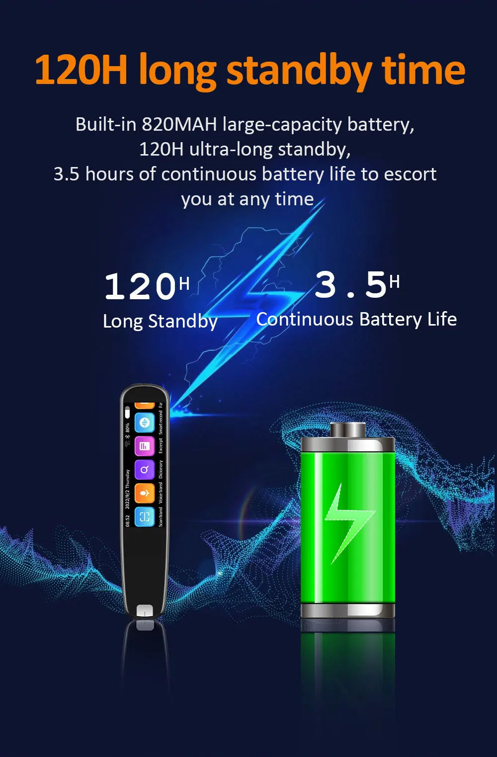 S6 Pro Smart Voice Scan Translator Pen Multifunktions-Übersetzung