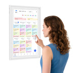 TABWEE P15 15,6 Zoll digitaler Kalender mit Aufgabenplan, intelligenter elektronischer Wand-Touchscreen-Kalender für interaktive Familienpläne,