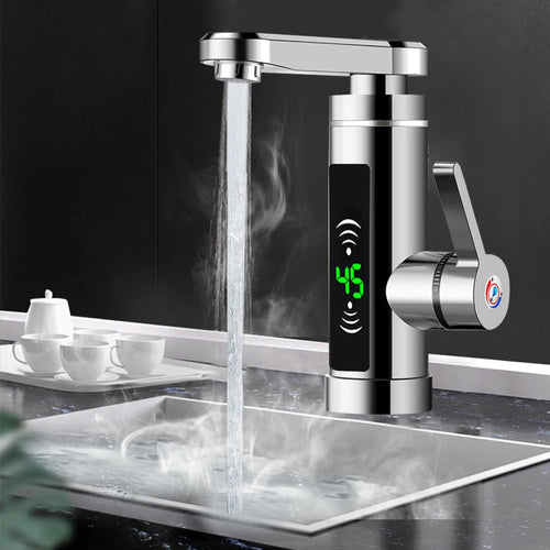 3000 W elektrischer Wasserhahn, sofortige Heizung, kontinuierlicher Heizhahn mit digitalem LED-Wasserhahn