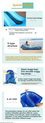 Aufblasbares Outdoor-Sofa – Sitzsack, Amphibien, für Pool, Strand, Camping & Garten, 9 Farben