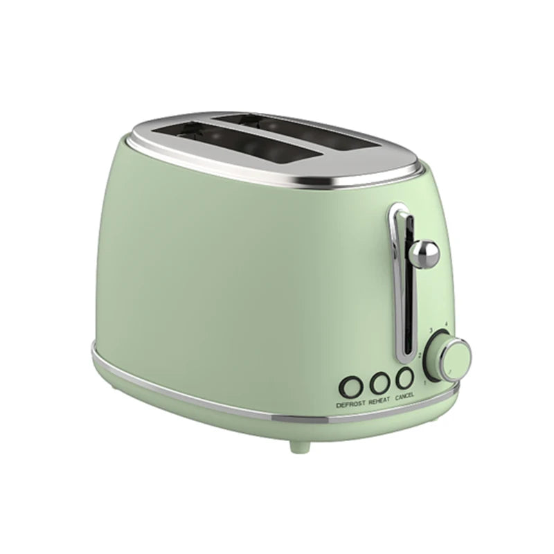 Retro-Frühstücksset, Geräte, 4-Scheiben-Toaster, elektrischer Wasserkocher und Toaster-Set, Saftmixer