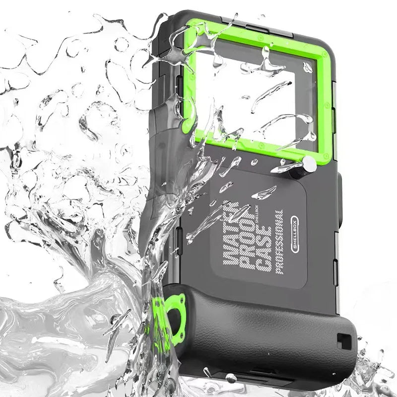 Wasserdichte Telefon hülle Holster & 15m Tauchen 50ft Schwimmen Premium Schutz gehäuse & Lanyard für iPhone Samsung 6.8 "Telefon