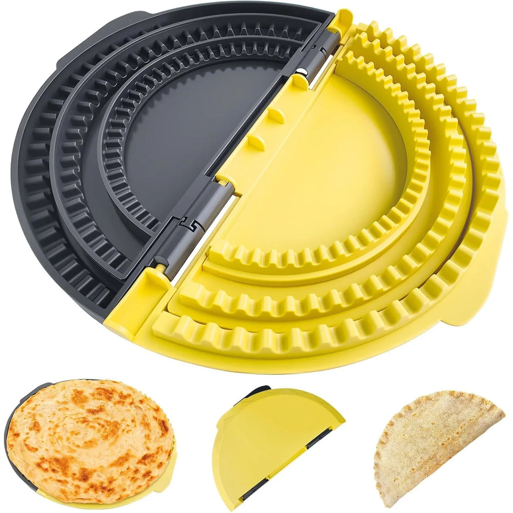 3-in-1 Tortilla Sealer, Tacos Tortilla Crimper Maker, einstellbare Größe, für 6"-10" Kruste, machen versiegelte Quesadillas, Tacos, Burritos