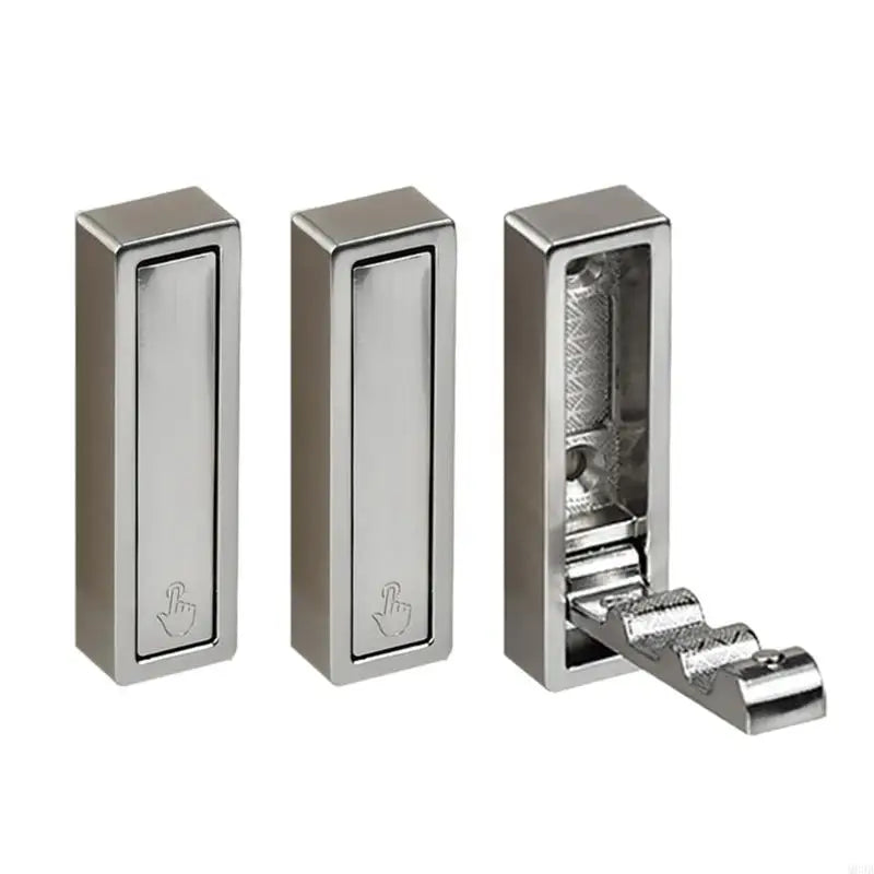 3pcs moderne Badezimmerhaken faltbares Design Nicht Schlupfflächen bescheidene Haken Starke Handtuchhaken für Badezimmer