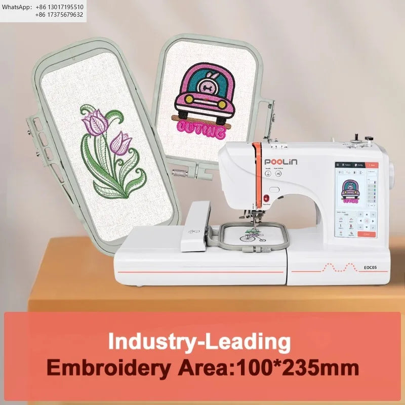 Poolin EOC05 Großhandel Multifunktionale automatisierte hochwertige computergesteuerte Stickmaschine