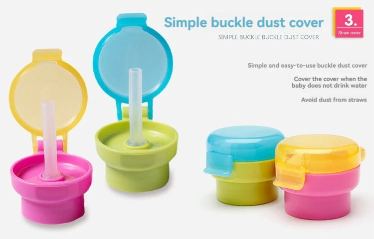 Kleinkind Kleinkind Trinkrohr Flasche Kappe Kinder Auslaufsichere Getränke Saft Soda Wasser Flasche Twist Stroh Abdeckung