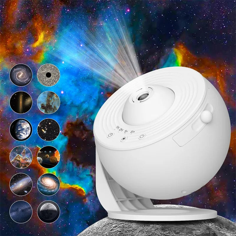 Projecteur LED de ciel étoilé, rotation à 360°, veilleuse décorative pour chambre d'enfant, idéal comme cadeau