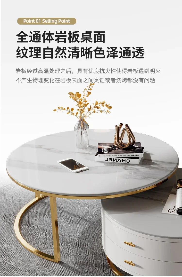 Trendige nordische Couchtische, moderne Aufbewahrung, luxuriöse, einfache, ästhetische Couchtische, einzigartige antike Kaffee-Tische, Hotelmöbel