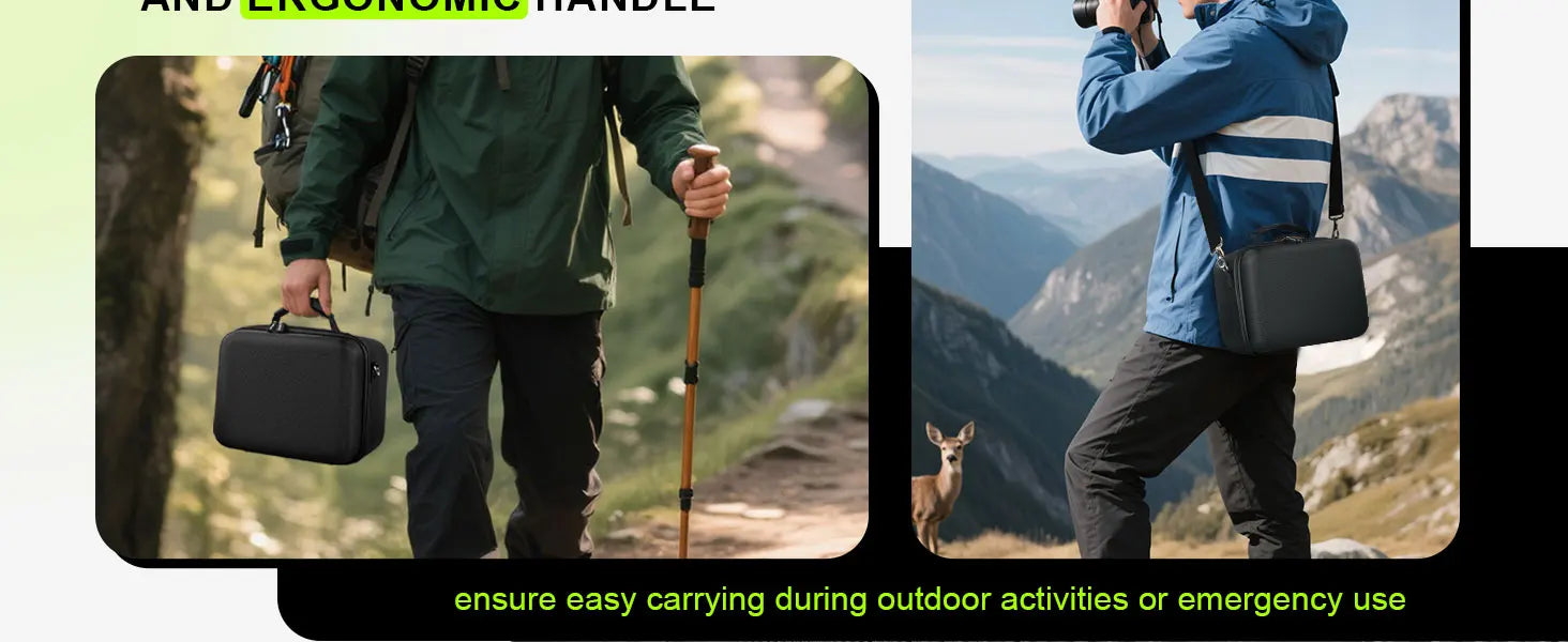 Aufbewahrungstasche für tragbares Kraftwerk Anker SOLIX C300, Akku-Solargenerator-Aufbewahrungshalter (für Anker SOLIX C300) (nur Tasche)