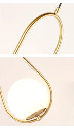 Nordische Glaskugel Pendel leuchten Messing schwarz Hängelampe modernes Wohnzimmer Esszimmer Schlafzimmer Dekor Decken leuchte Haus Lampen für Schlafzimmer Wohnzimmer Korridor Licht Balkon Lichter Decken leuchten