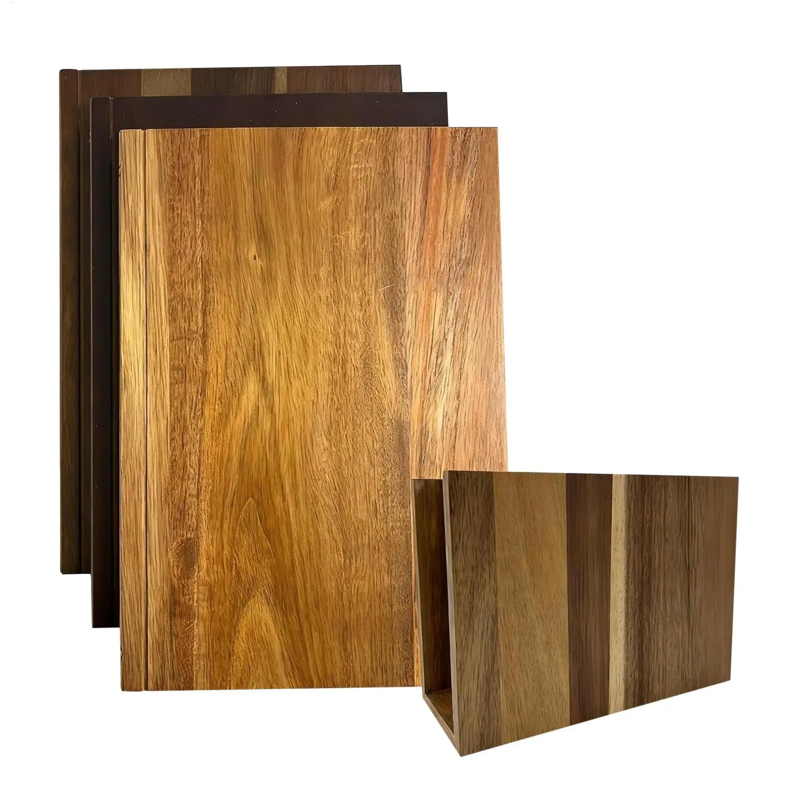 Schneidebretter für die Küche, 3-teilig, buchförmige, verdickte Schneidebretter für die Küche zum Schneiden von Fleisch, Obst, Gemüse, Käse, Zuhause