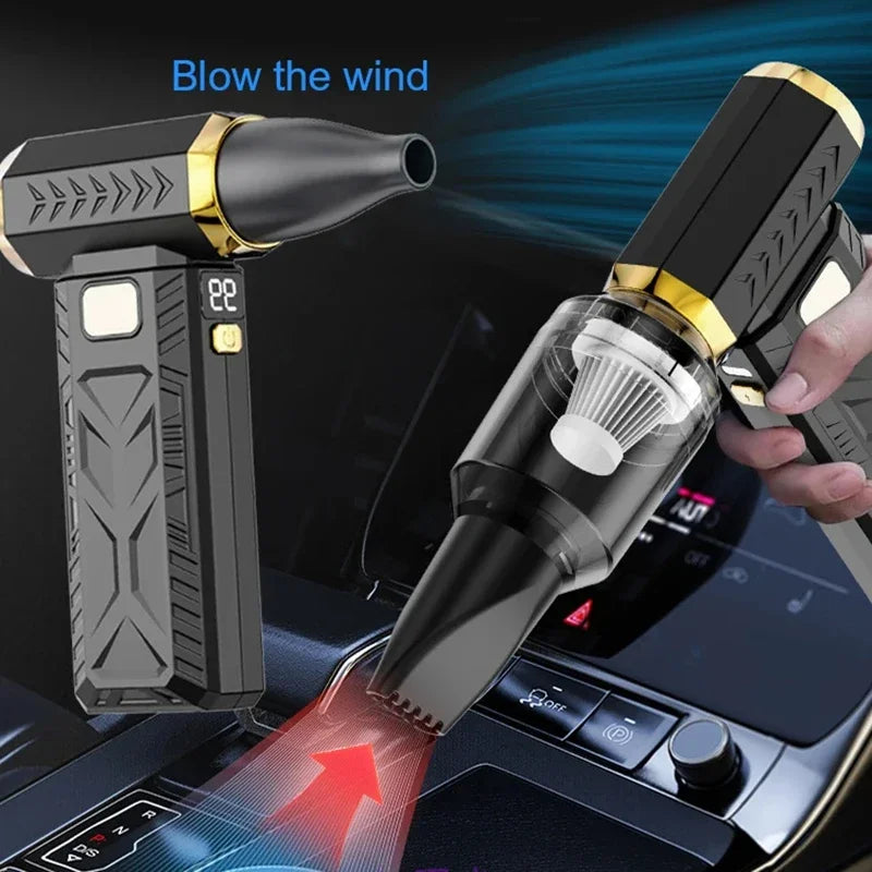 Xiaomi 400000 U/min Violent Fan Leistungsstarkes elektrisches Gebläse Tragbarer Staubreiniger Typ C Aufladung 53 m/s Bürstenloser Turbo-Jet-Lüftergebläse