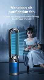 42-Zoll-220-V-Lüfter ohne Flügel, Dual-Purpose-Kühlung und Heizung, leise Heizung für zu Hause, schnelle Luftzirkulation und Reinigungsturm