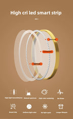 1 ~ 2 großer, quadratischer, drehbarer LED-Schminkspiegel – quadratischer Kosmetikspiegel mit verstellbarer Beleuchtung für Mädchenschlafsaal und den Heimgebrauch