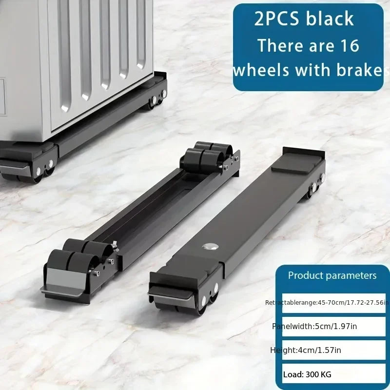 Heißverkaufte 300 kg verstellbare Anti-Schock-Stütze, 45–70 cm, für Waschmaschinen, Kühlschränke, Wäsche, rostfrei, 2er-Set.