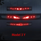 Neu 1 Stück Auto-Aufkleber für Tesla Model 3 Y, Rücklicht-Aufkleber, hochmontiertes Bremslicht, Projektionsbrett, oberes Rücklicht, Emblem-Aufkleber