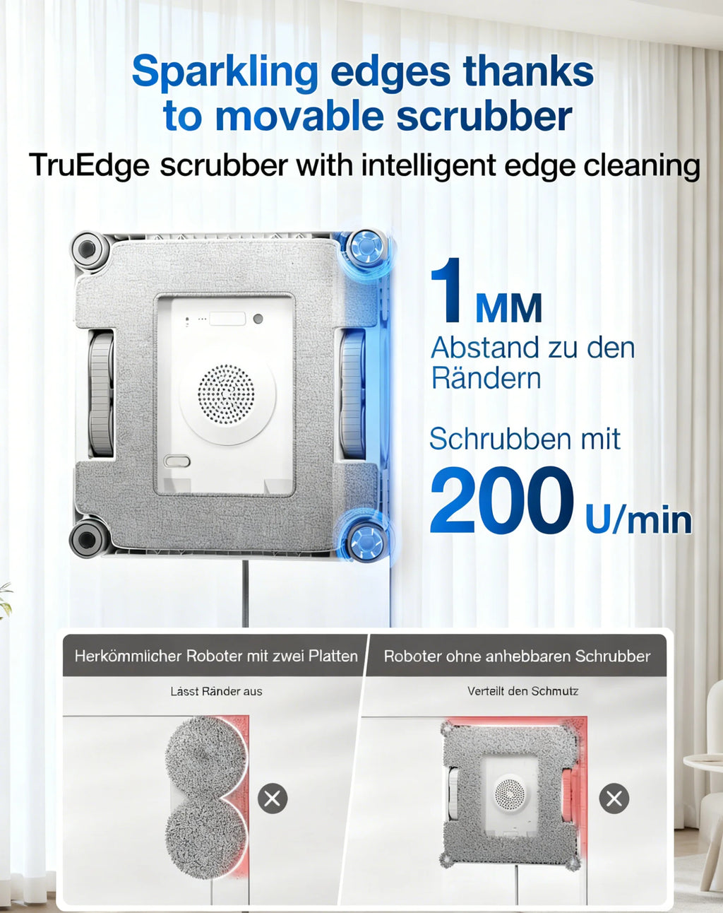 ECOVACS WINBOT W2S OMNI Kristallstaubsauger Roboter Fensterwascher Elektrische Fensterreinigungsmaschine AI Smart Home Appliance