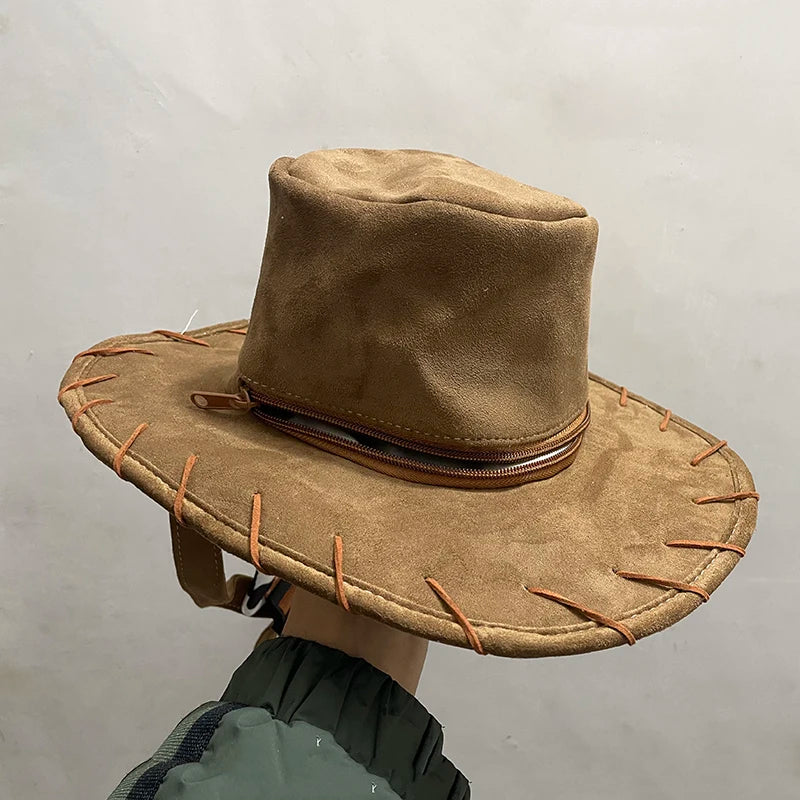 Kawaii Anime Rucksack im Cowboy-Hut-Design – Kunstleder, Cosplay & Schule | Geschenk für Mädchen