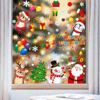 Weihnachts-Fensteraufkleber, Frohe Weihnachten, Dekorationen für Zuhause, 2025, Weihnachts-Wandaufkleber, Kinderzimmer, Neujahr, Dekoration 2026