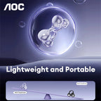 AI-Übersetzungskopfhörer AOC Ohrclip-Ohrhörer OWS Bluetooth Smart LCD-Bildschirm-Touch-Kopfhörer Gaming Wireless Sport Headset 3521