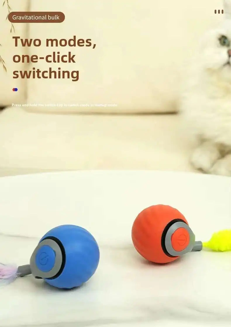 Verkauf Speedy Tail 2,0 Katze Spielzeug Interaktive Katze Spielzeug Ball mit Schwanz Auto Smart Rolling Ball Spielzeug für Katze Haustier Training Imitieren Maus