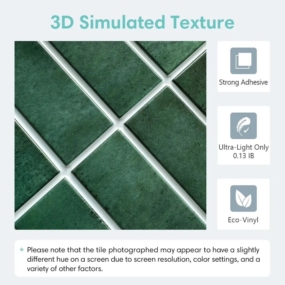 10 stücke 3d Fliesenaufkleber moderne Peel and Stick Wand fliese selbst klebende Küchen fliese Backs plash Form wasserdicht 30x30cm