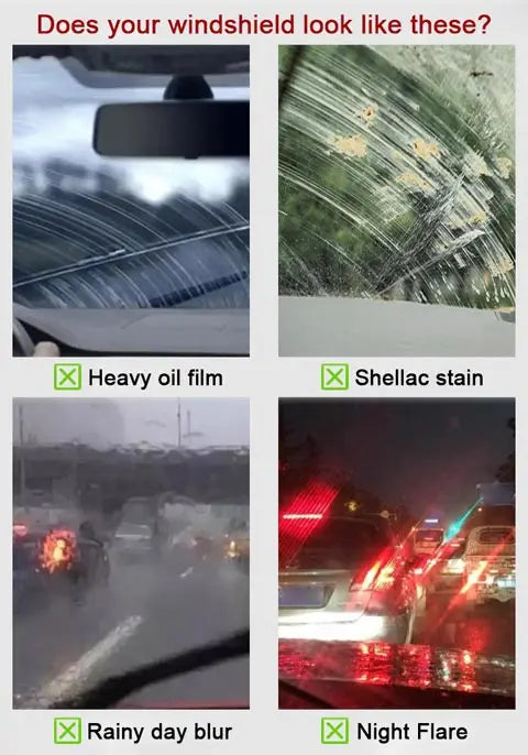 2025 neue Grüne Öl Film Wischen Leistungsstarke Öl Film Entfernung & Kristall Beschichtung 150 ml Auto Glas Öl Film Entferner glas Polieren Reiniger