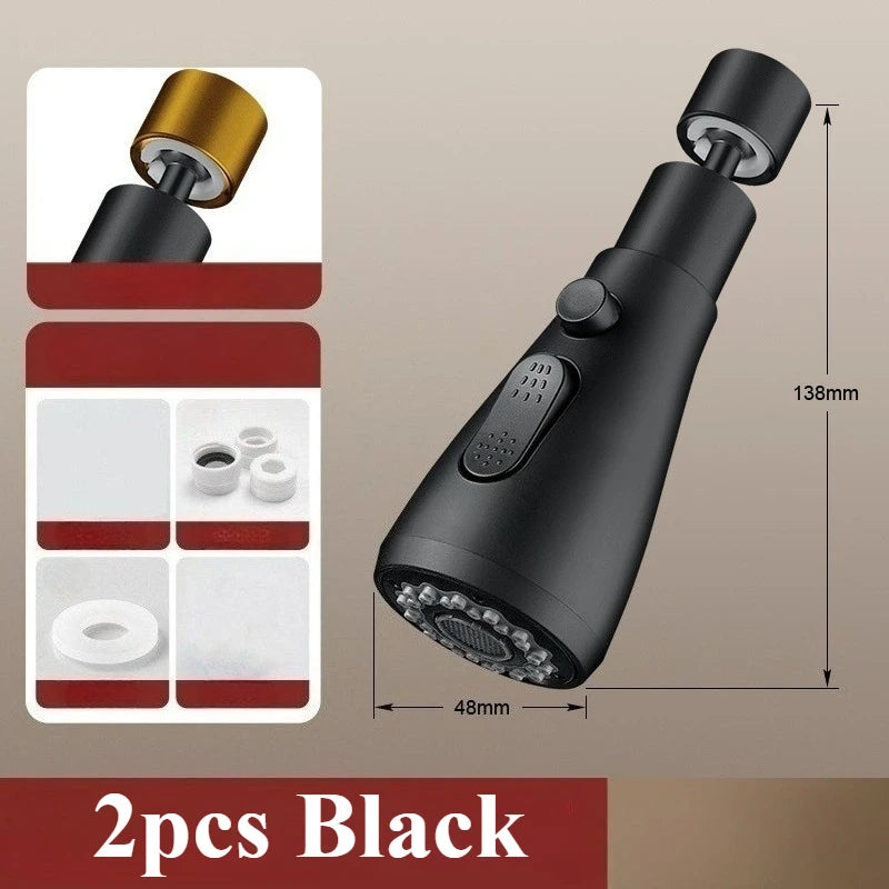 Universal Wasserhahn Extender Kupfer Drei Geschwindigkeit Kopf Wasser Saver Hause Erweiterte Dusche Spray Filter Wanxiang Wasserhahn Bubbler Düse