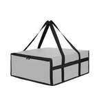 Isolierte, wasserdichte, wiederverwendbare Lebensmittelliefertasche, tragbare Tragetasche für die Aufbewahrung heißer und kalter – ideal für Pizza, Lebensmittel und Pickn