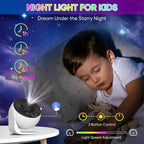 LED-Nachtlicht, Galaxie-Projektor, Sternenhimmel-Projektor, 360 ° drehbar, Planetarium, Nachtlampe für Zimmer, dekoratives Kindergeschenk
