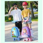 Kinder Cartoon-Trolley auf Rollen – Handgepäck, 55×36 cm, 5 Farben, Unisex