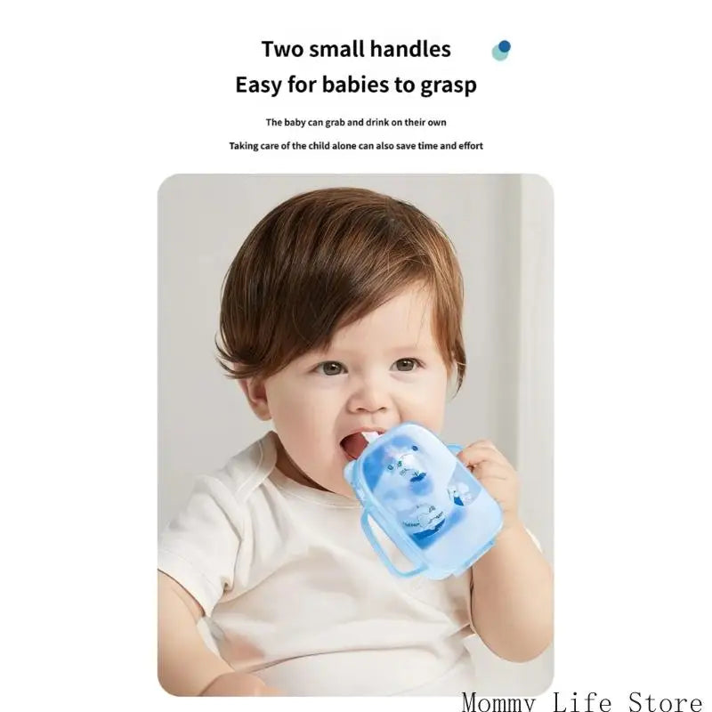 OOTDTY Quetschbeutel-Halter für Babys – Auslaufsicher, transparent, für Joghurt & Babykost, 3 Farben