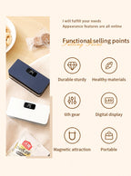 Mini-Wärmebeutel-Versiegelungsmaschine, Versiegelungsmaschine für Plastiktüten, wiederaufladbar, für Lebensmittelverpackungen, Heißsiegelgerät, tragbares Thermo-Beutelversiegelungsgerät