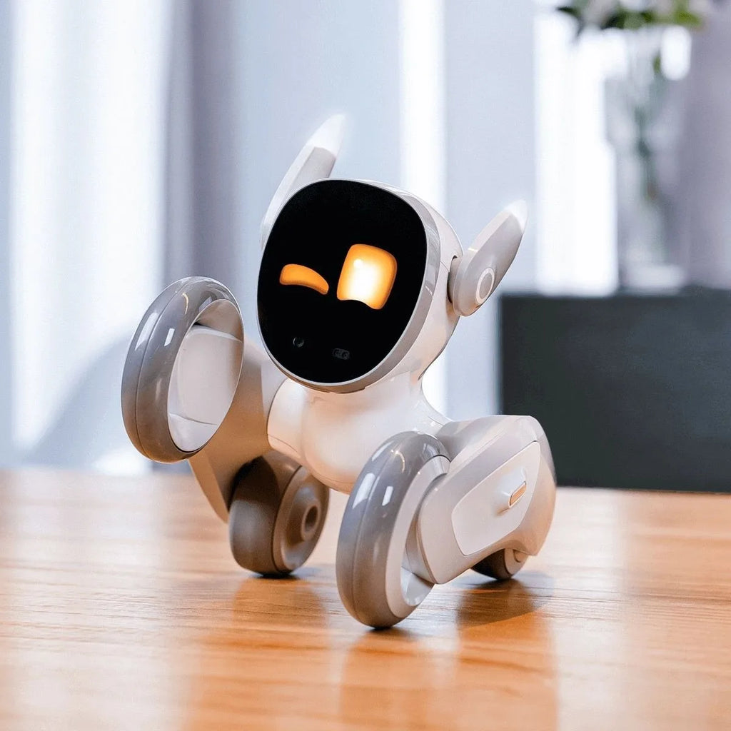 Loona Smart Pet Robot Niedlicher AI-Roboter, emotionale Roboter, interaktive Sprachsteuerung, Gestensensoren, Heimüberwachung, mehrsprachige Unterstützung K