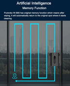 Fensterputzroboter Purerobo W-S9S mit APP Staubsauger