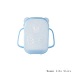 OOTDTY Quetschbeutel-Halter für Babys – Auslaufsicher, transparent, für Joghurt & Babykost, 3 Farben