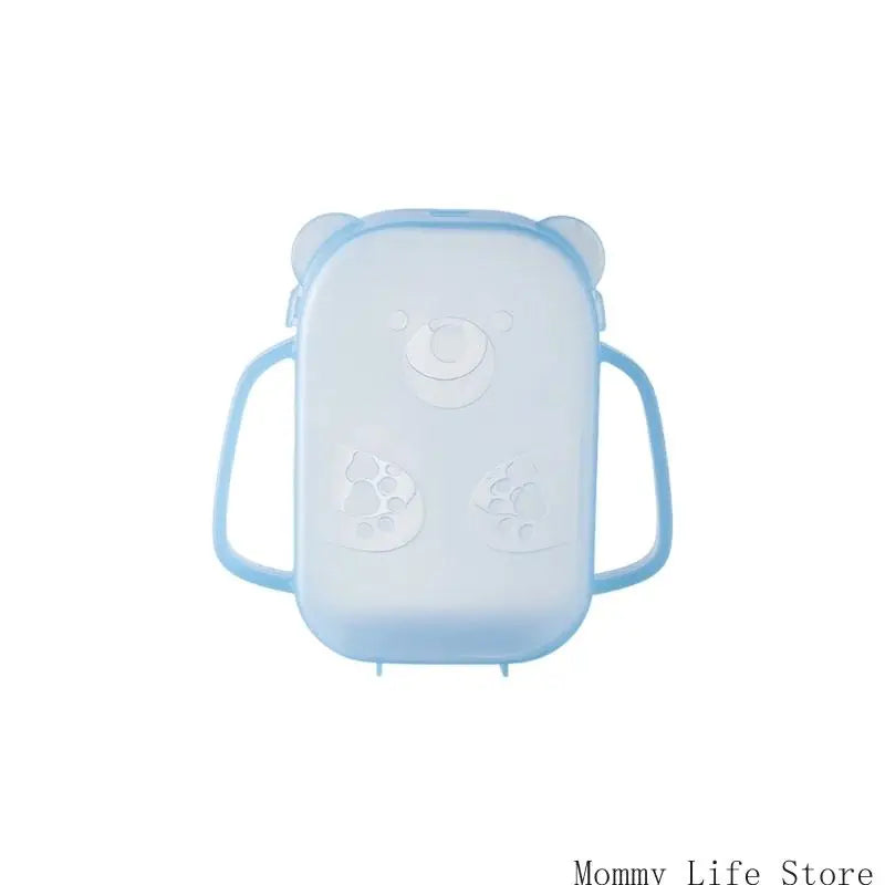 OOTDTY Quetschbeutel-Halter für Babys – Auslaufsicher, transparent, für Joghurt & Babykost, 3 Farben