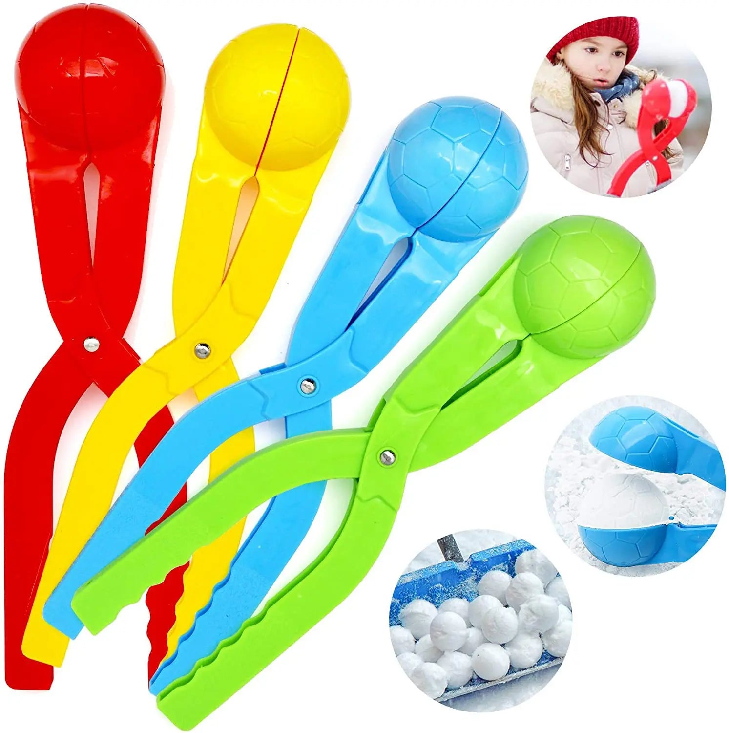 Im freien Schneeball Clip Schnee Greifen Klemmen Werkzeug Multi-form Cartoon Schneebälle Grabber Werfen Schnee Ball Sport Spielzeug Kinder geschenk