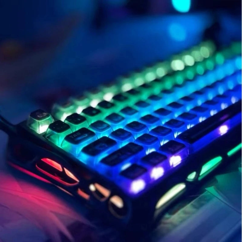 GravaStar K1 Bluetooth Drahtlose mechanische Tastatur aus Aluminiumlegierung Tri-Mode RGB Light E-Sport-Gaming-Tastatur PC-Zubehör