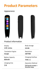 S6 Pro Smart Voice Scan Translator Pen Multifunktions-Übersetzung
