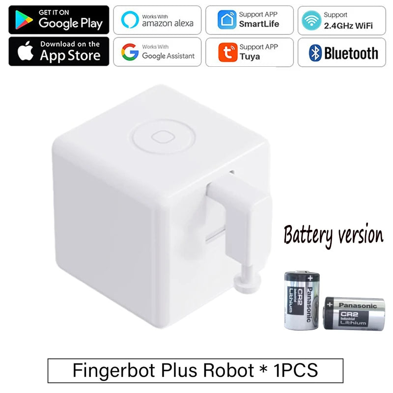 Timethinker Fingerbot Plus – Smart Button Pusher, Tuya Zigbee/Bluetooth, Alexa & Google Home