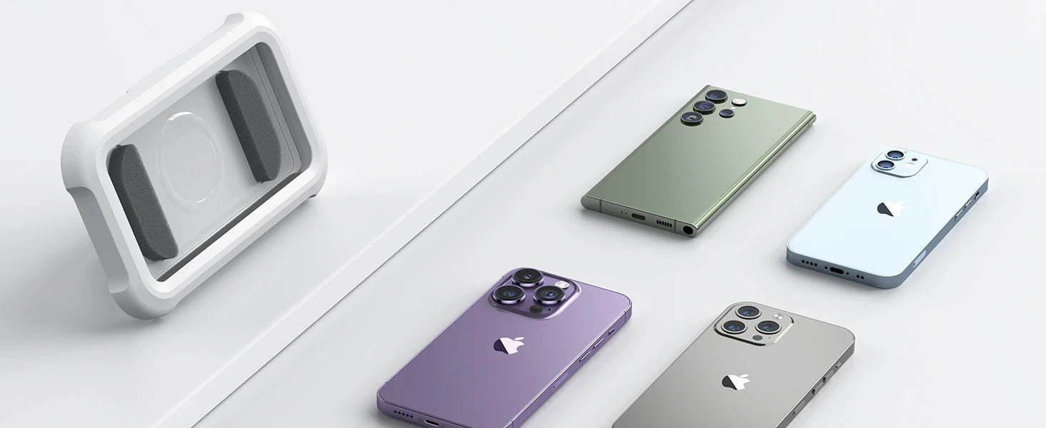 Wasserdichter Duschtelefonhalter mit 480 °   Drehbarer, winkelverstellbarer, wandmontierter Telefonhalter für Badezimmerküche, bis zu 6,8 I