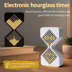 Kreative DIY digitale Sanduhr Geburtstagsgeschenk Spielzeugspiel Kinder elektronische Sanduhr Cyber Style Sinn für Technologie gelbes Licht