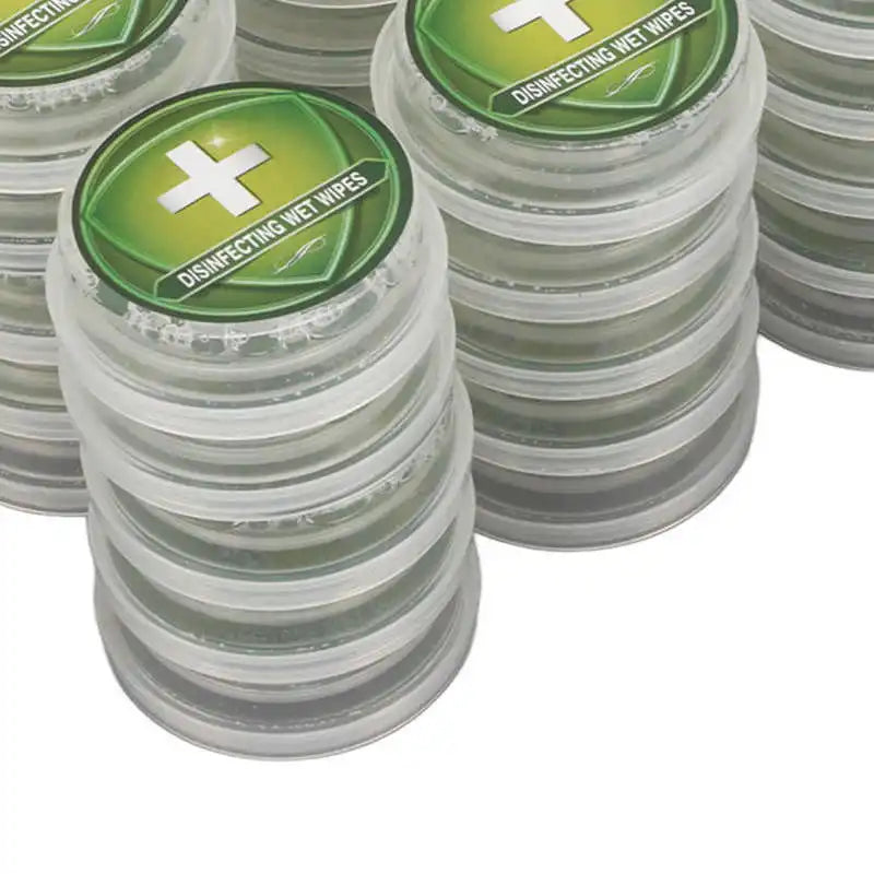 Hand Reinigungstücher, Feuchttücher auf Knopfdruck